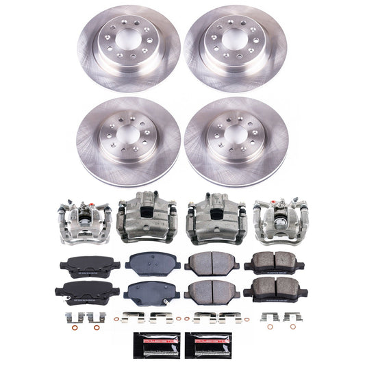 PowerStop 18-20 Buick Regal TourX Front and Rear Autospecialty Kit w/Calipers (KCOE7557)