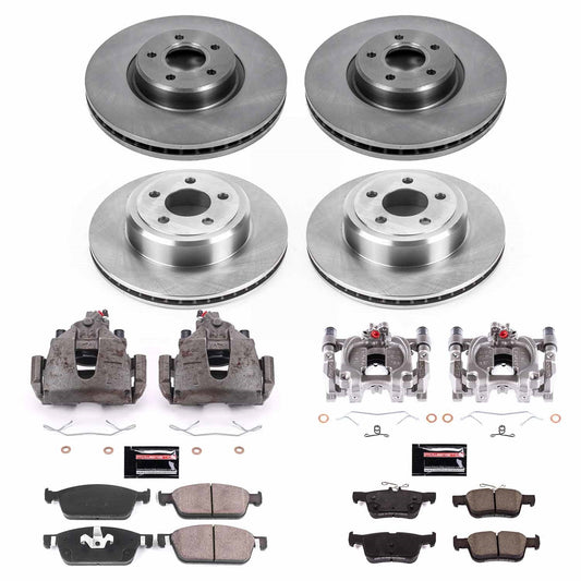 PowerStop 17-20 Ford Escape Front and Rear Autospecialty Kit w/Calipers (KCOE7569)