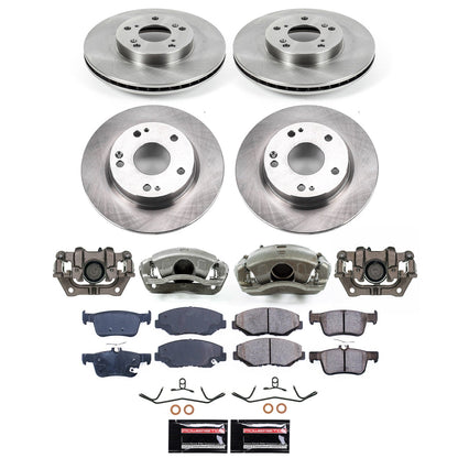 PowerStop 16-21 Honda Civic Front and Rear Autospecialty Kit w/Calipers (KCOE7574)