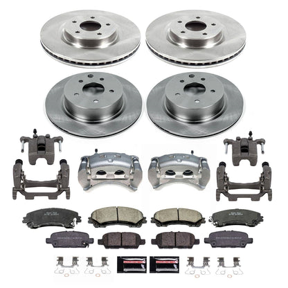 PowerStop 2023 Nissan Z Front and Rear Autospecialty Kit w/Calipers (KCOE7584A)