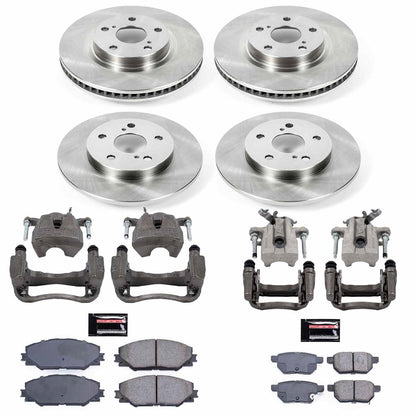 PowerStop 2016 Scion iM Front & Rear Autospecialty Brake Kit w/Calipers (KCOE7631)