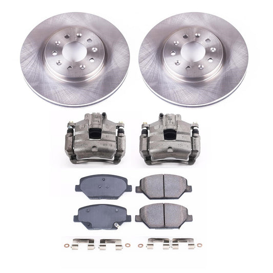 PowerStop 18-20 Buick Regal TourX Front Autospecialty Kit w/Calipers (KCOE7661B)