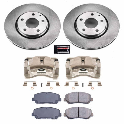 PowerStop 16-18 Mazda CX-5 Front Autospecialty Brake Kit w/Calipers (KCOE7689)
