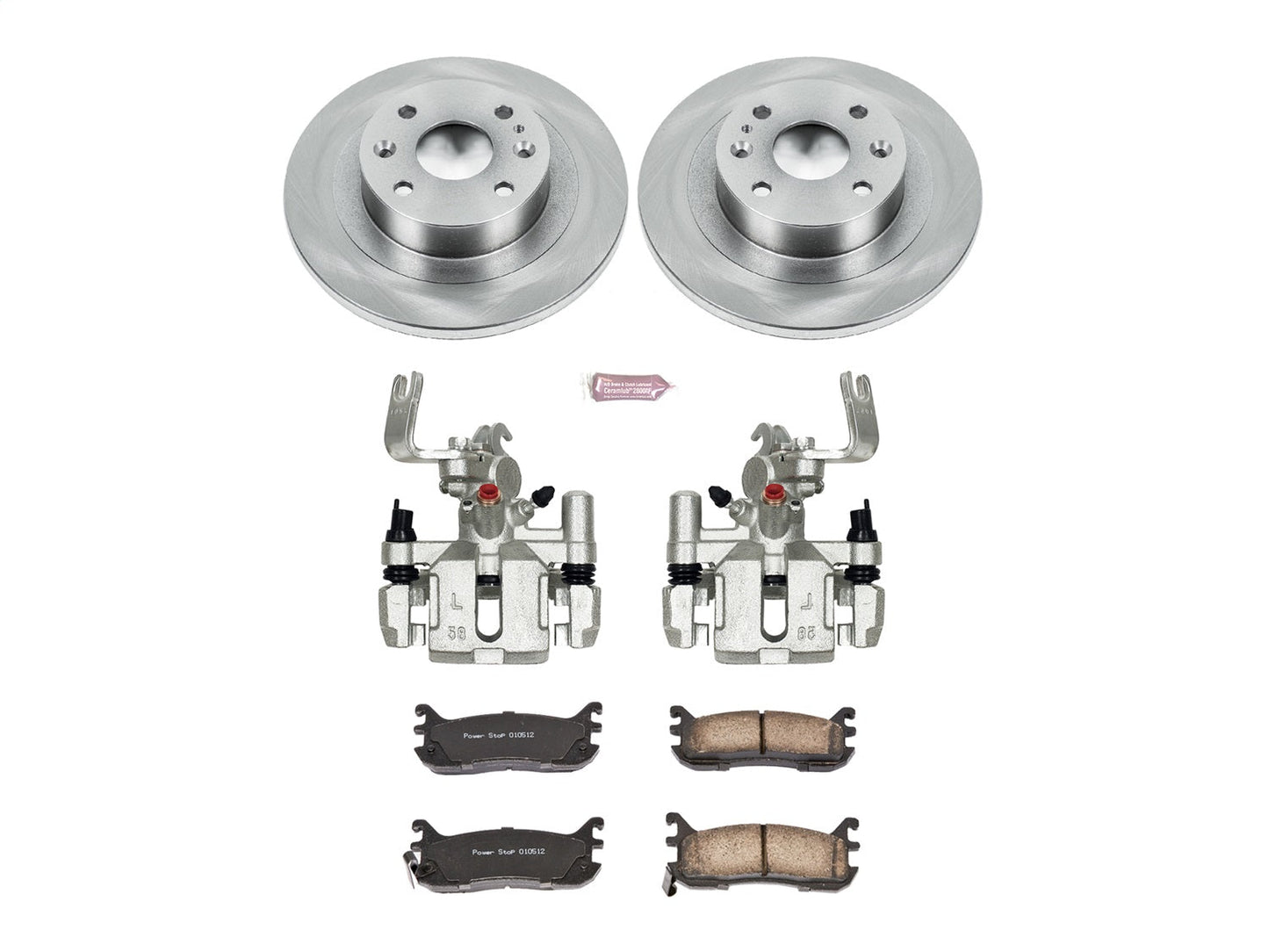 PowerStop 97-03 Ford Escort Rear Autospecialty Brake Kit w/Calipers (KCOE772)