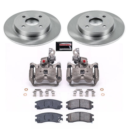 PowerStop 91-92 Saturn SC Rear Autospecialty Brake Kit w/Calipers (KCOE7752)