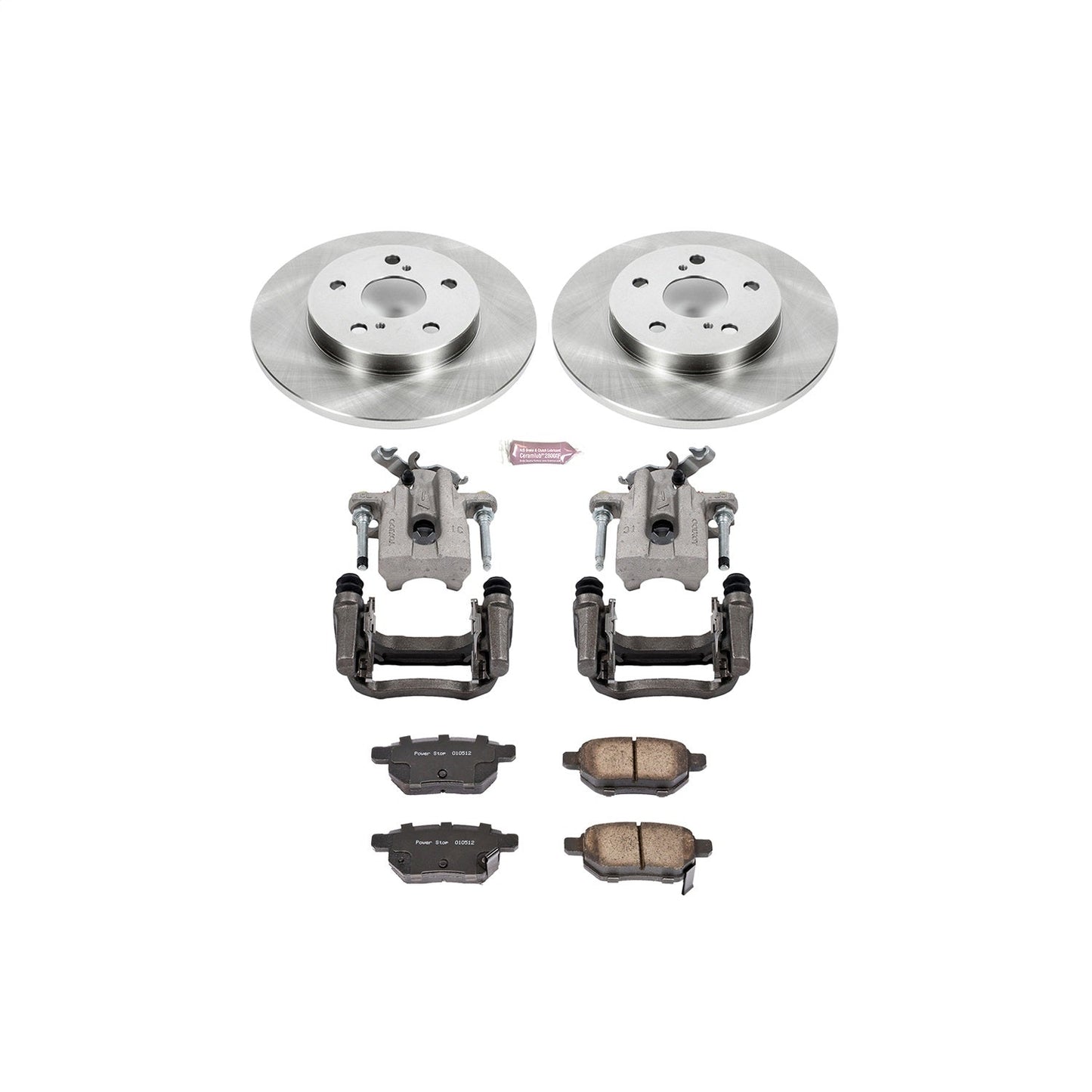 PowerStop 2016 Scion iM Rear Autospecialty Brake Kit w/Calipers (KCOE7753)