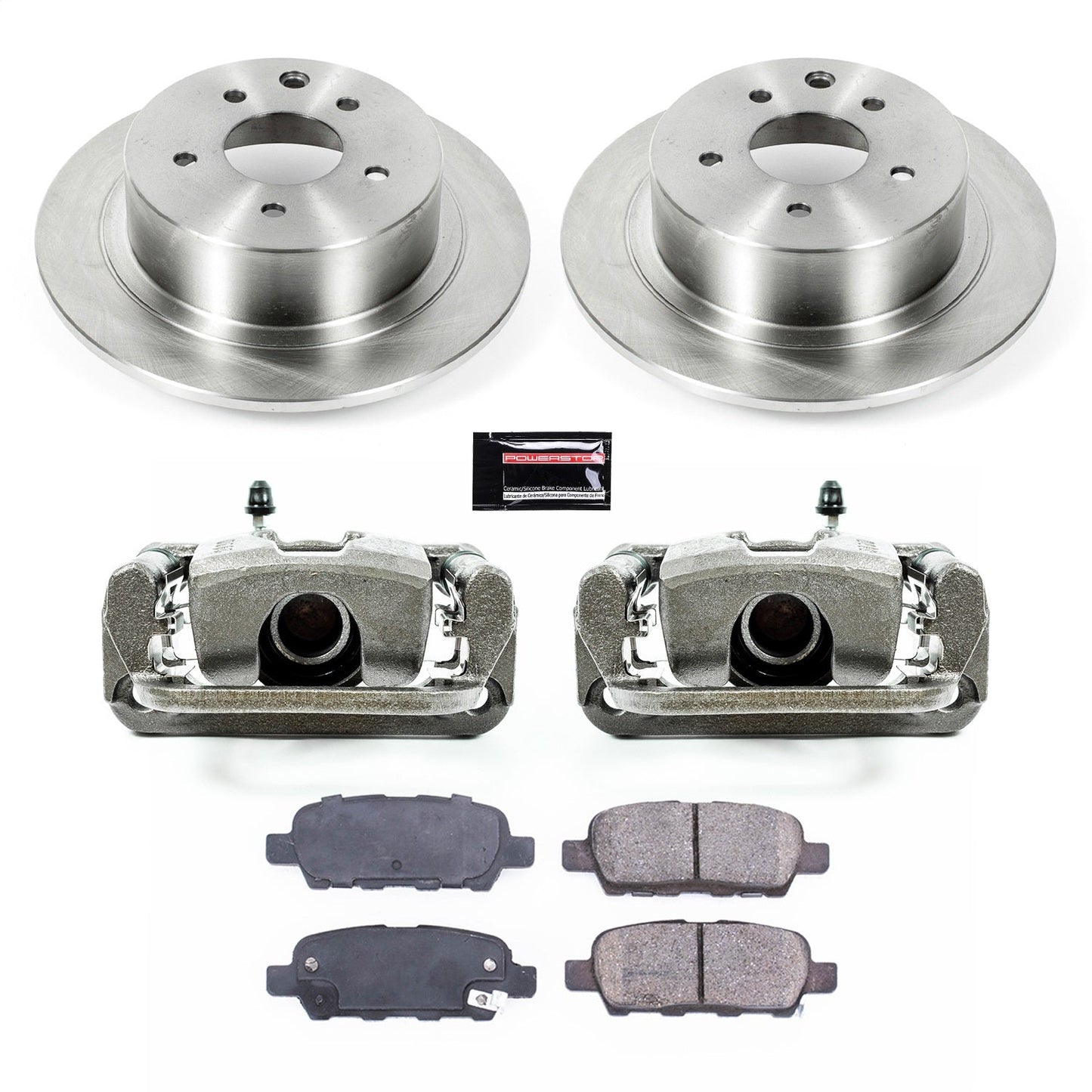 PowerStop 07-10 Nissan Altima Rear Autospecialty Brake Kit w/Calipers (KCOE7864)