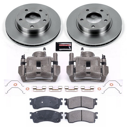 PowerStop 01-03 Mazda Protege Front Autospecialty Brake Kit w/Calipers (KCOE788)