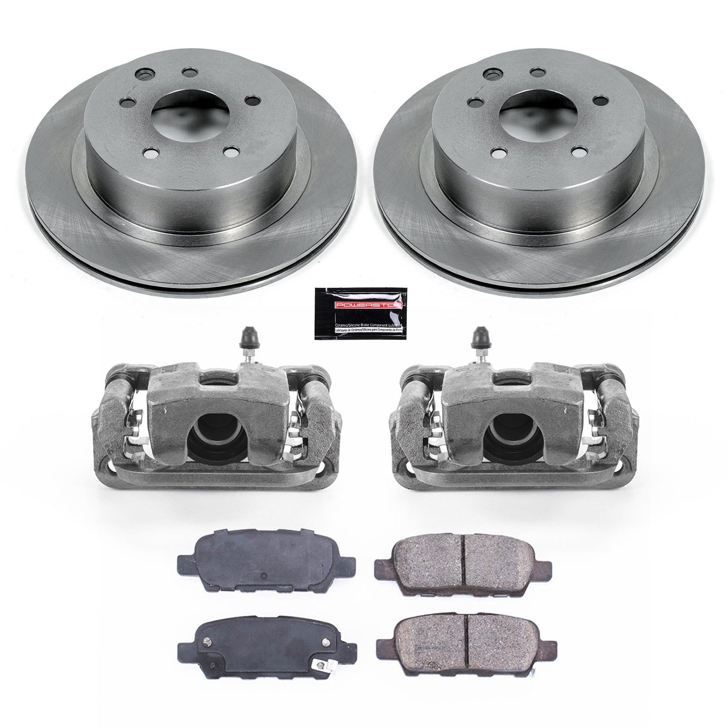 PowerStop 14-17 Nissan Juke Rear Autospecialty Brake Kit w/Calipers (KCOE7881)