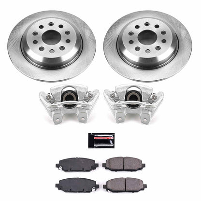 PowerStop 18-19 Jeep Wrangler Rear Autospecialty Brake Kit w/Calipers (KCOE7942)