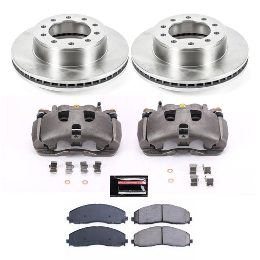 PowerStop 2016 Ford F-350 Super Duty Front Autospecialty Brake Kit w/Calipers (KCOE8029)