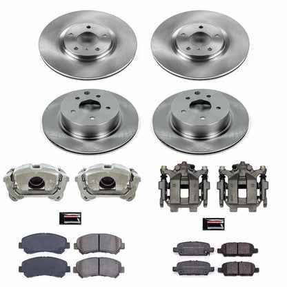 PowerStop 16-20 Nissan Maxima Front & Rear Autospecialty Kit w/Cals (KCOE8059)