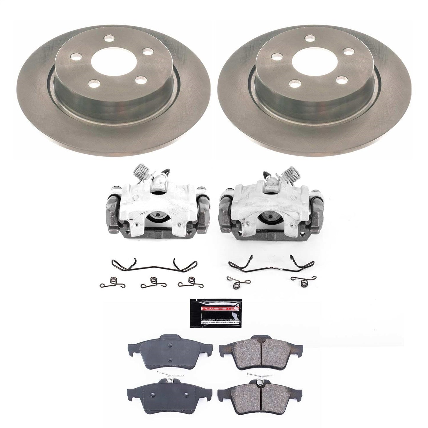 PowerStop 2020 Ford Transit Connect Rear Autospecialty Brake Kit w/Calipers (KCOE8176)