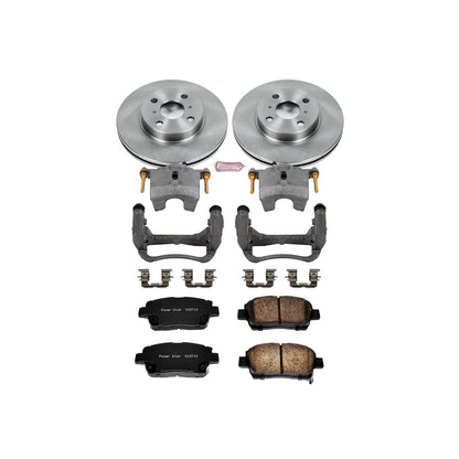PowerStop 01-05 Toyota Echo Front Autospecialty Brake Kit w/Calipers (KCOE821)