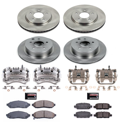 PowerStop 11-14 Nissan Leaf Front & Rear Autospecialty Brake Kit w/Calipers (KCOE8272)