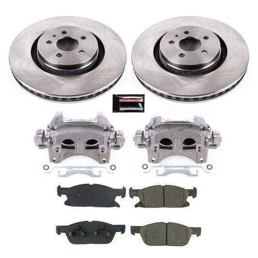 PowerStop 2021 Ford Edge Front Autospecialty Kit w/Cals (KCOE8321A)