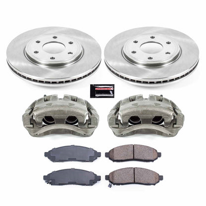 PowerStop 2019 Nissan Frontier Front Autospecialty Brake Kit w/Calipers (KCOE8324)