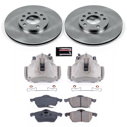 PowerStop 99-03 Saab 9-3 Front Autospecialty Brake Kit w/Calipers (KCOE834)