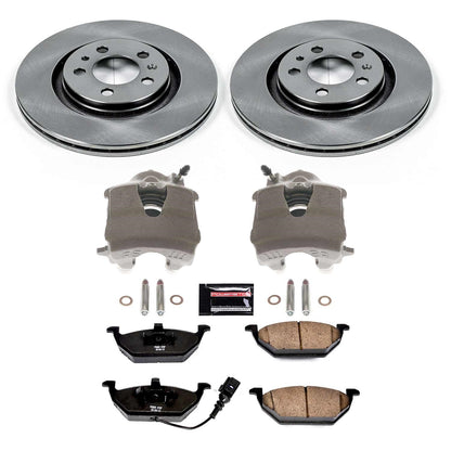 PowerStop 99-06 Volkswagen Beetle Front Autospecialty Brake Kit w/Calipers (KCOE839)