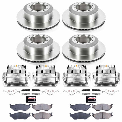 PowerStop 06-09 Ford LCF Front & Rear Autospecialty Kit w/Cals (KCOE8395)