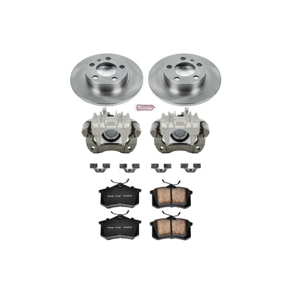 PowerStop 98-10 Volkswagen Beetle Rear Autospecialty Brake Kit w/Calipers (KCOE847)