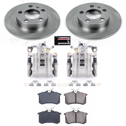 PowerStop 98-99 Volkswagen Beetle Rear Autospecialty Brake Kit w/Calipers (KCOE847A)