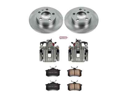 PowerStop 00-10 Volkswagen Beetle Rear Autospecialty Brake Kit w/Calipers (KCOE847B)