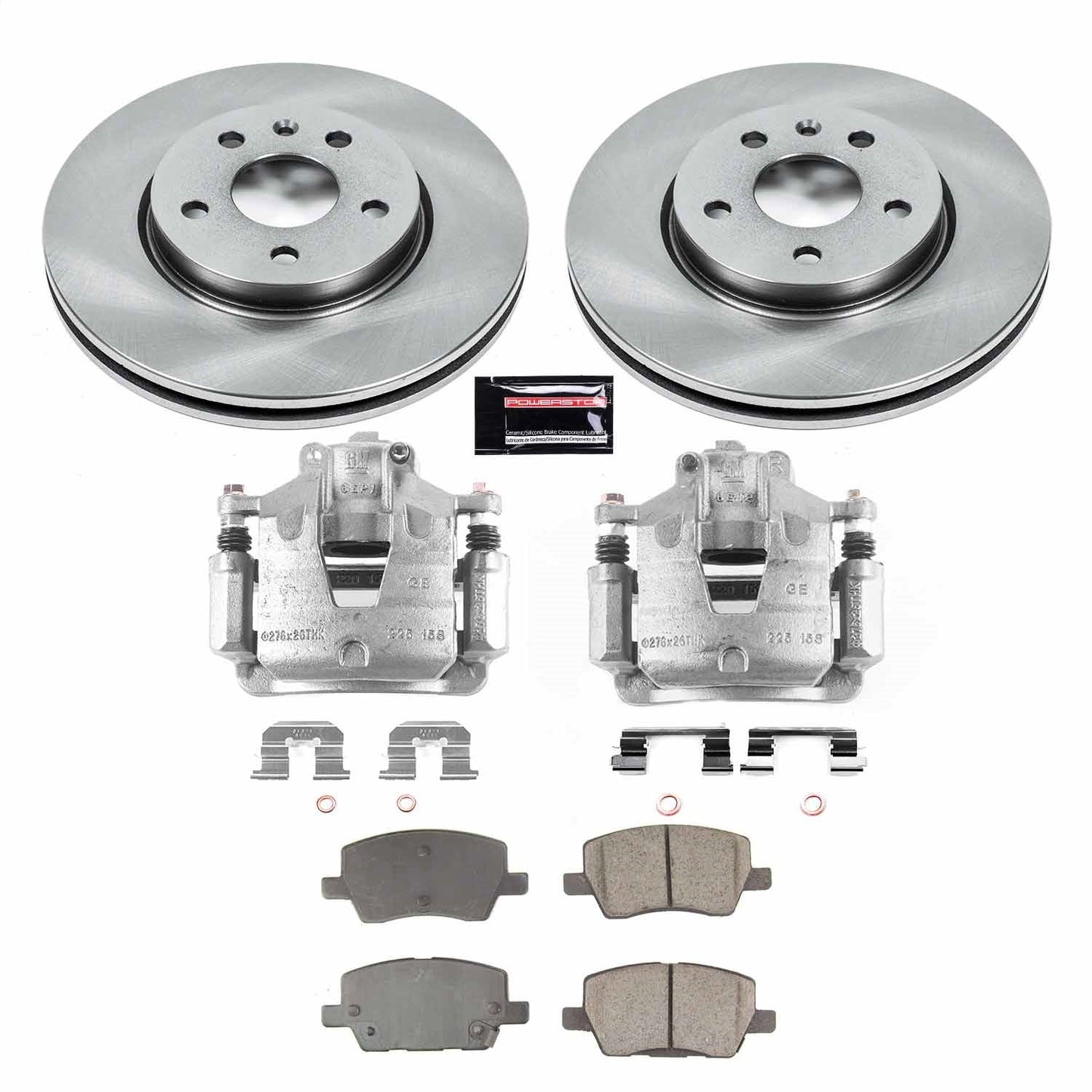 PowerStop 18-19 Chevrolet Sonic Front Autospecialty Kit w/Calipers (KCOE8635)