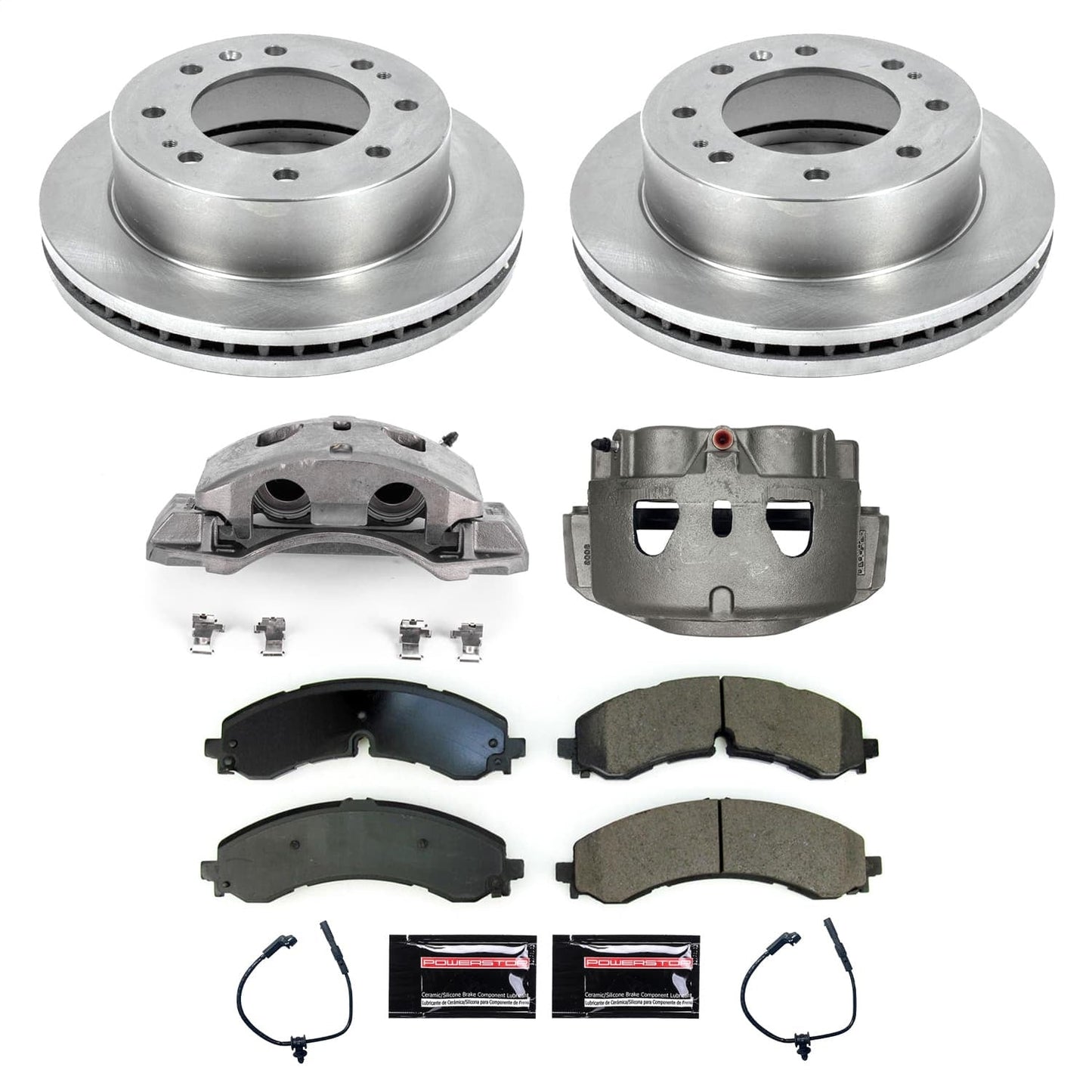 PowerStop 20-21 Chevrolet Silverado 3500 HD Front Autospecialty Brake Kit w/Calipers (KCOE8670B)