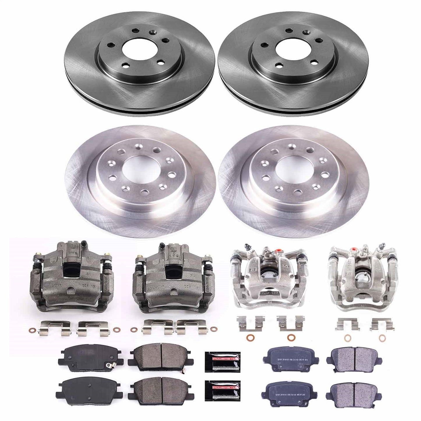 PowerStop 19-20 Buick Regal Sportback Front & Rear Autospecialty Brake Kit w/Calipers (KCOE8689)