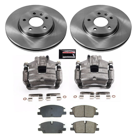 PowerStop 2021 Chevrolet Malibu Front Autospecialty Kit w/Calipers (KCOE8738)
