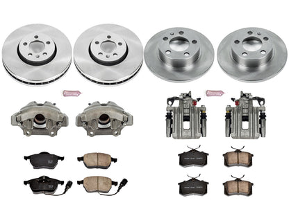 PowerStop 00-10 Volkswagen Beetle Front & Rear Autospecialty Brake Kit w/Calipers (KCOE899B)