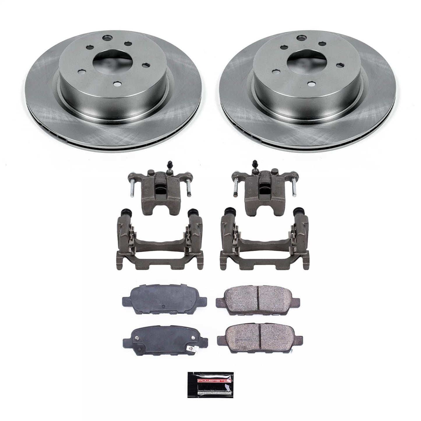 PowerStop 2009 Nissan 370Z Rear Autospecialty Kit w/Cals (KCOE9064)