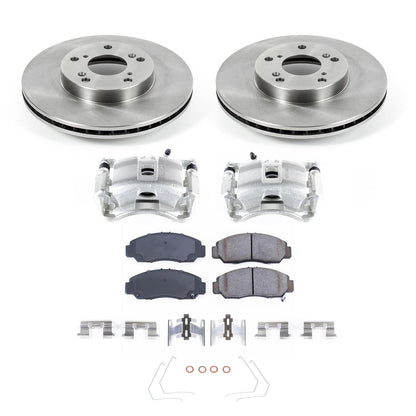 PowerStop 06-11 Honda Civic Front Autospecialty Kit w/Calipers (KCOE9109)