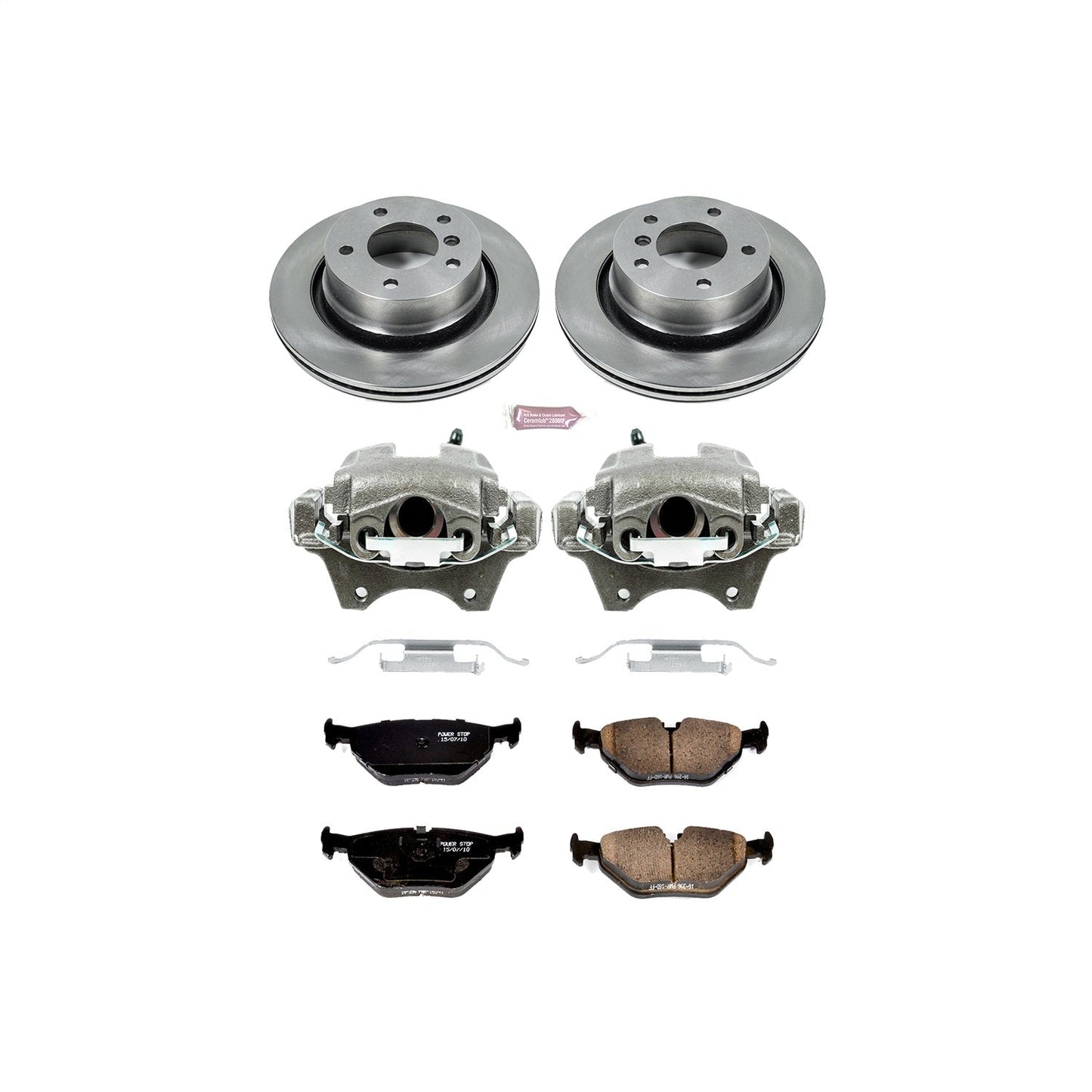 PowerStop 03-08 BMW Z4 Rear Autospecialty Brake Kit w/Calipers (KCOE962)