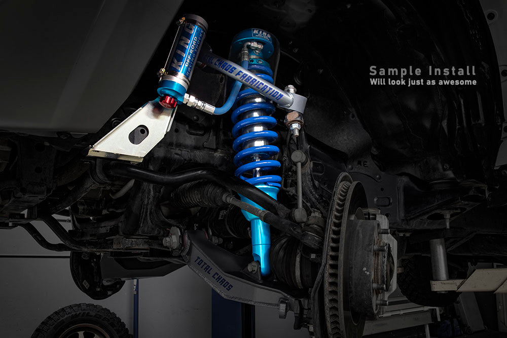 King Shocks 3.0 Performance Coilovers w/ Adjustable Remote Reservoir + Rear Adj Reservoir Shocks Set w/0-2.5" lift - 2019-2024 GMC Sierra 1500 4WD