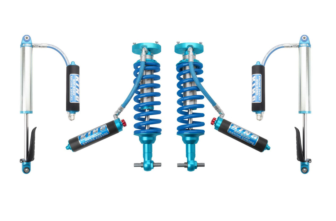 King Shocks 2.5 Performance Series Non-Adjustable Extended Travel Shocks Set - 2019-2024 Chevrolet Silverado 1500 4WD