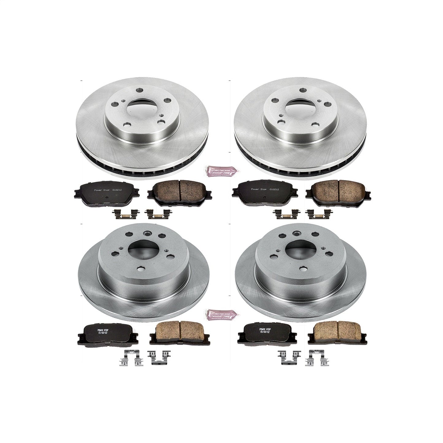 PowerStop 02-06 Toyota Camry Front & Rear Autospecialty Brake Kit (KOE1066)