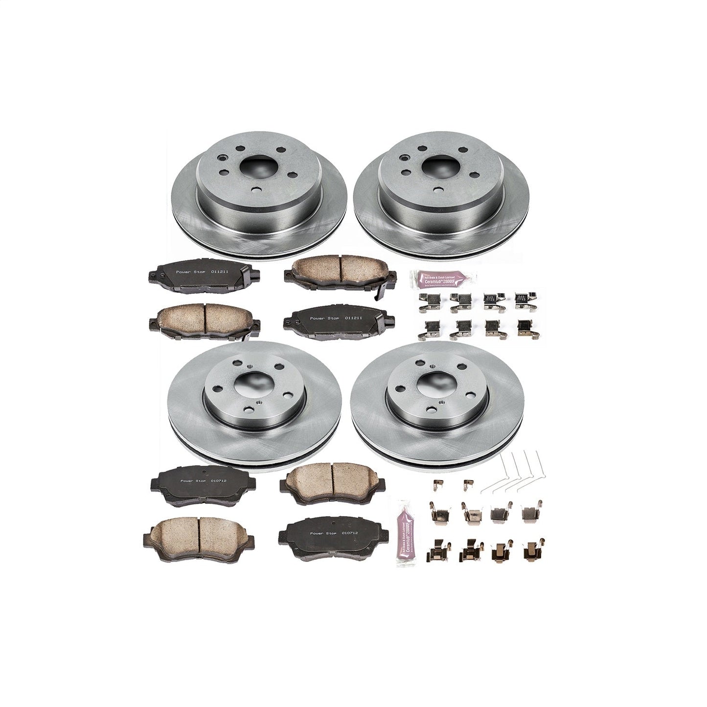 PowerStop 92-98 Lexus SC300 Front & Rear Autospecialty Brake Kit (KOE1071)