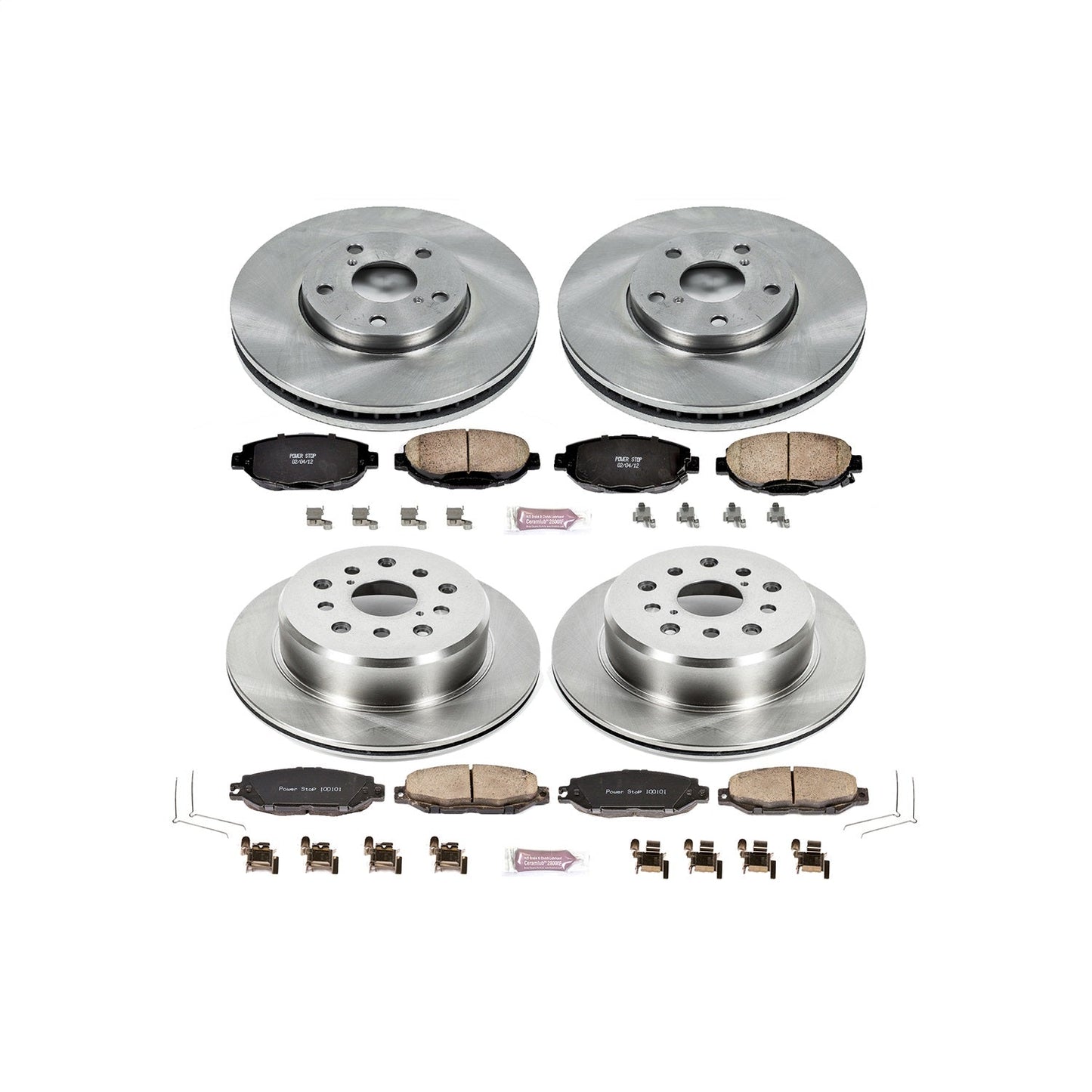 PowerStop 99-00 Lexus SC300 Front & Rear Autospecialty Brake Kit (KOE1074)