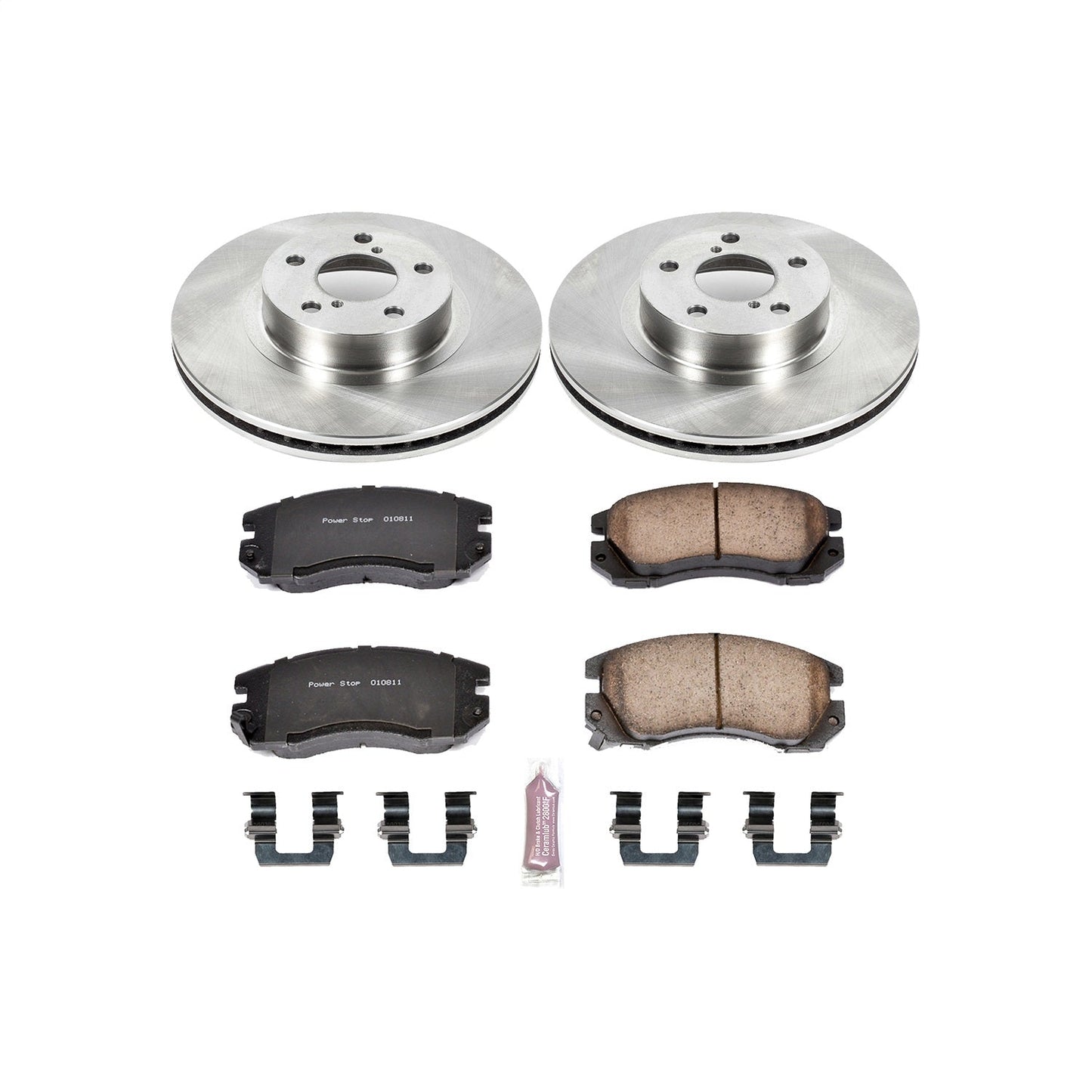 PowerStop 1996 Subaru Legacy Front Autospecialty Brake Kit (KOE1118)