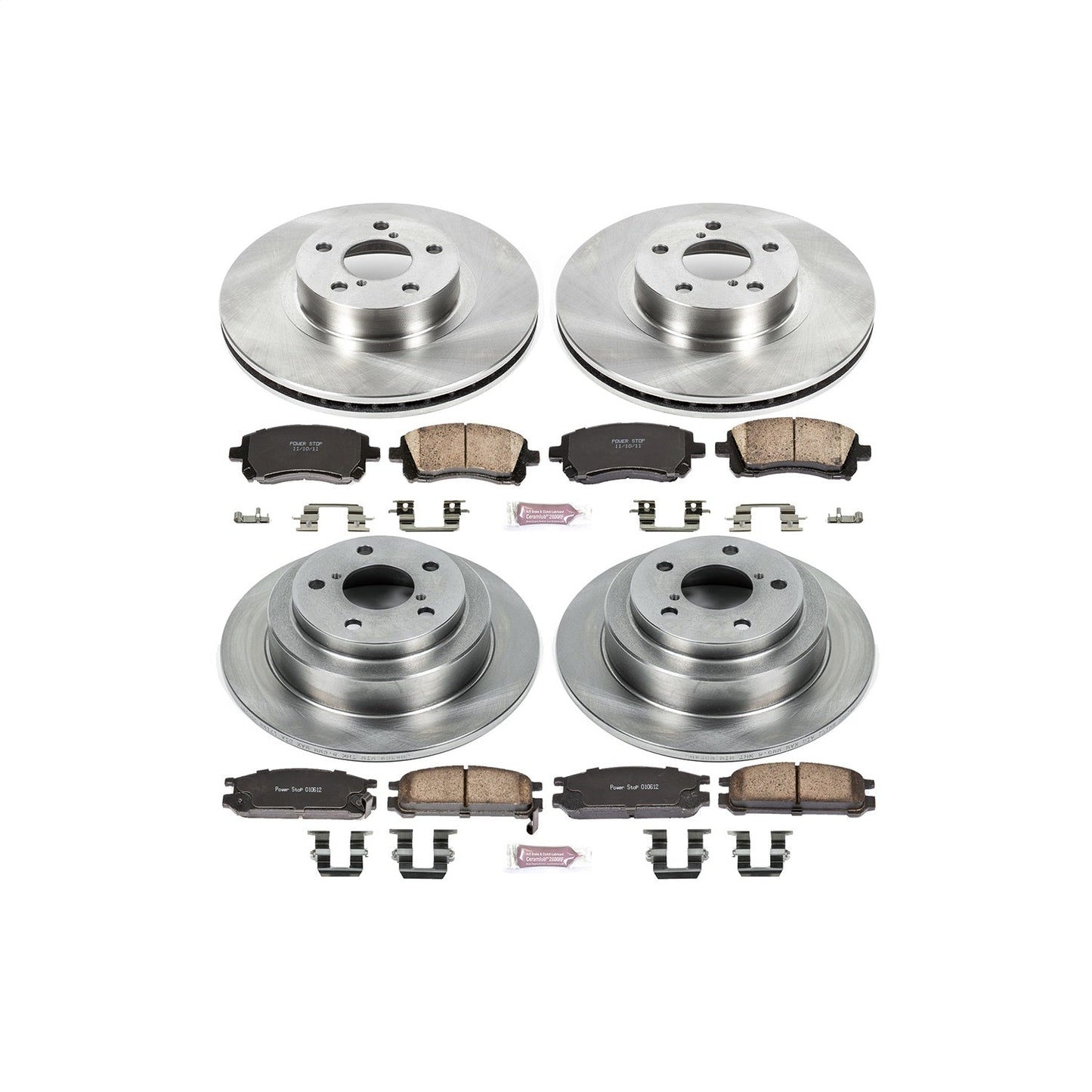 PowerStop 1998 Subaru Impreza Front & Rear Autospecialty Brake Kit (KOE1121)