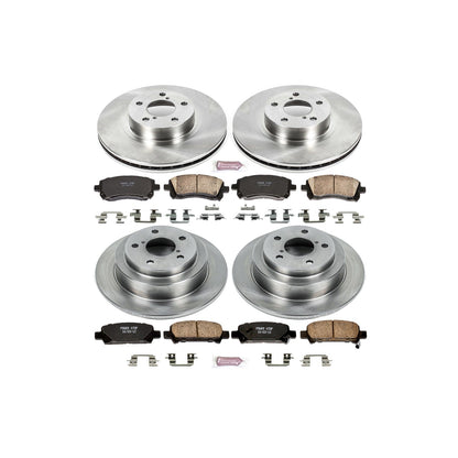 PowerStop 98-02 Subaru Forester Front & Rear Autospecialty Brake Kit (KOE1122)