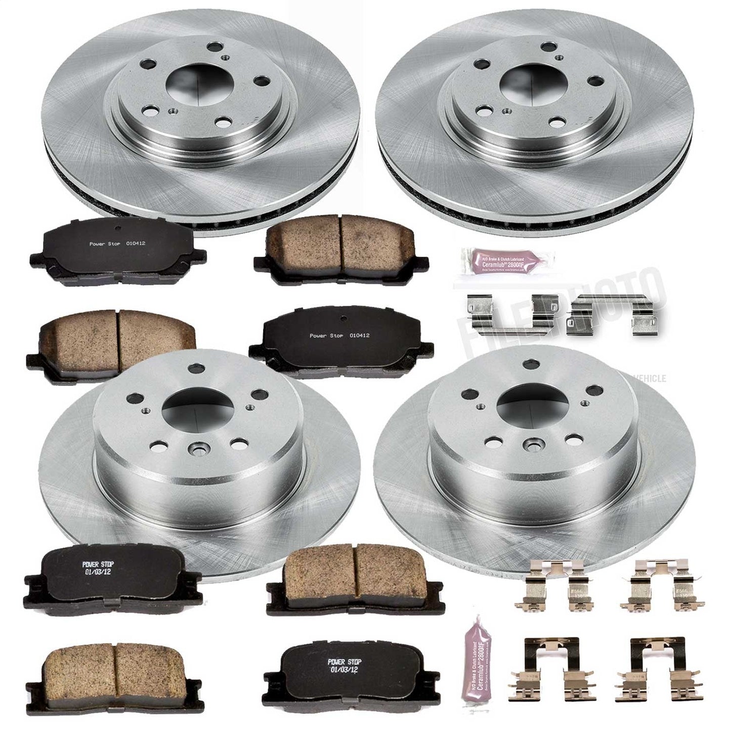 PowerStop 01-03 Toyota Highlander Front & Rear Autospecialty Brake Kit (KOE1139)