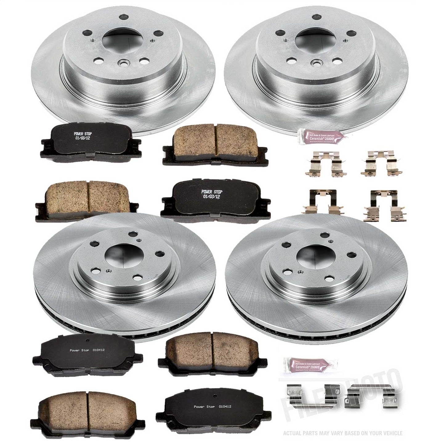 PowerStop 01-03 Toyota Highlander Front & Rear Autospecialty Brake Kit (KOE1140)