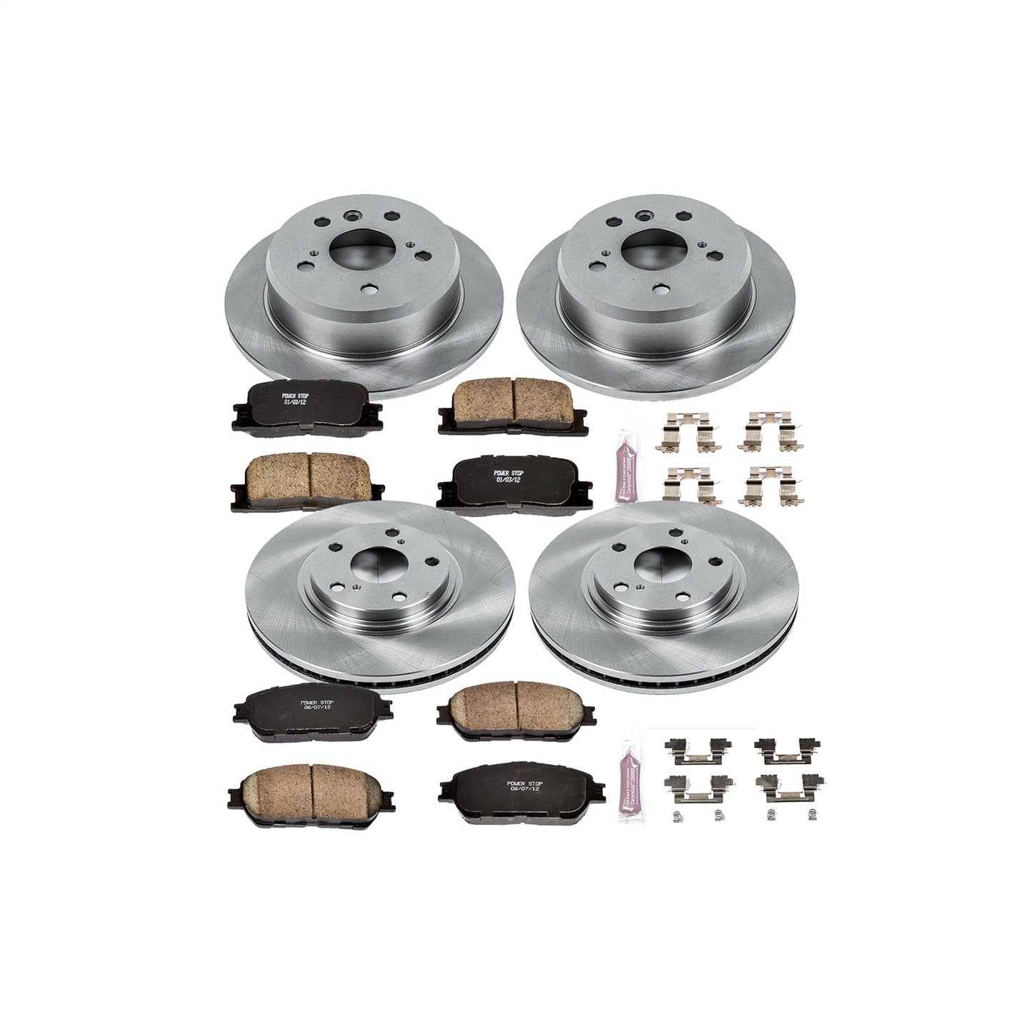 PowerStop 04-06 Lexus ES330 Front & Rear Autospecialty Brake Kit (KOE1142)