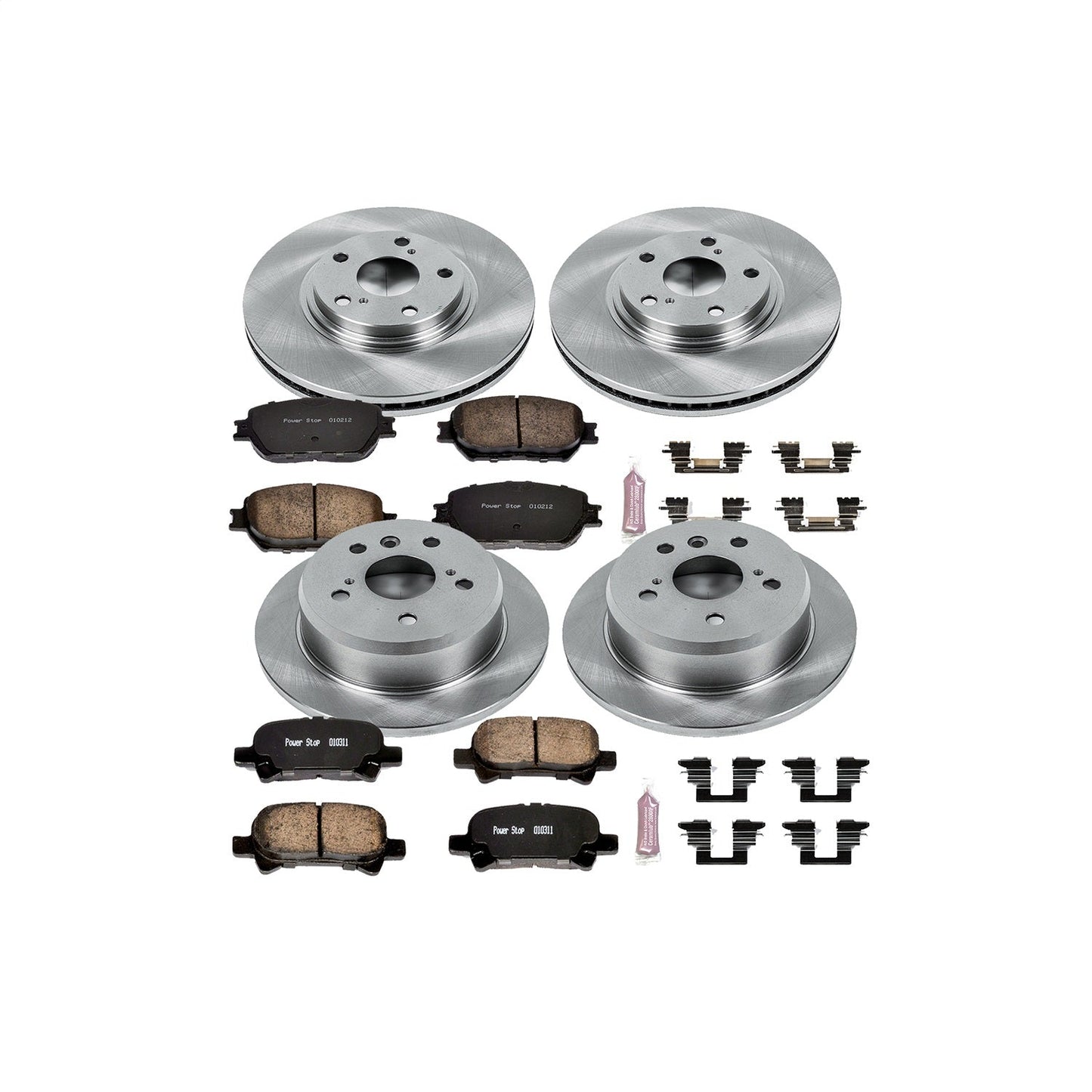PowerStop 02-04 Toyota Camry Front & Rear Autospecialty Brake Kit (KOE1144)