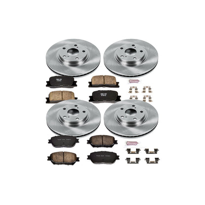 PowerStop 02-04 Toyota Camry Front & Rear Autospecialty Brake Kit (KOE1145)