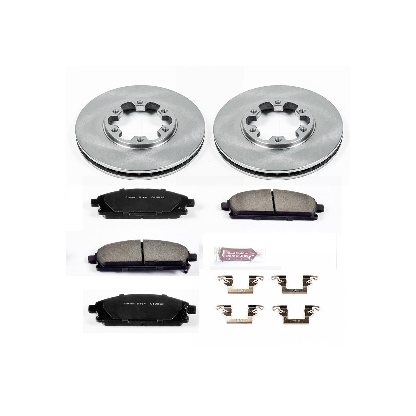 PowerStop 96-98 Nissan Pathfinder Front Autospecialty Brake Kit (KOE1175)