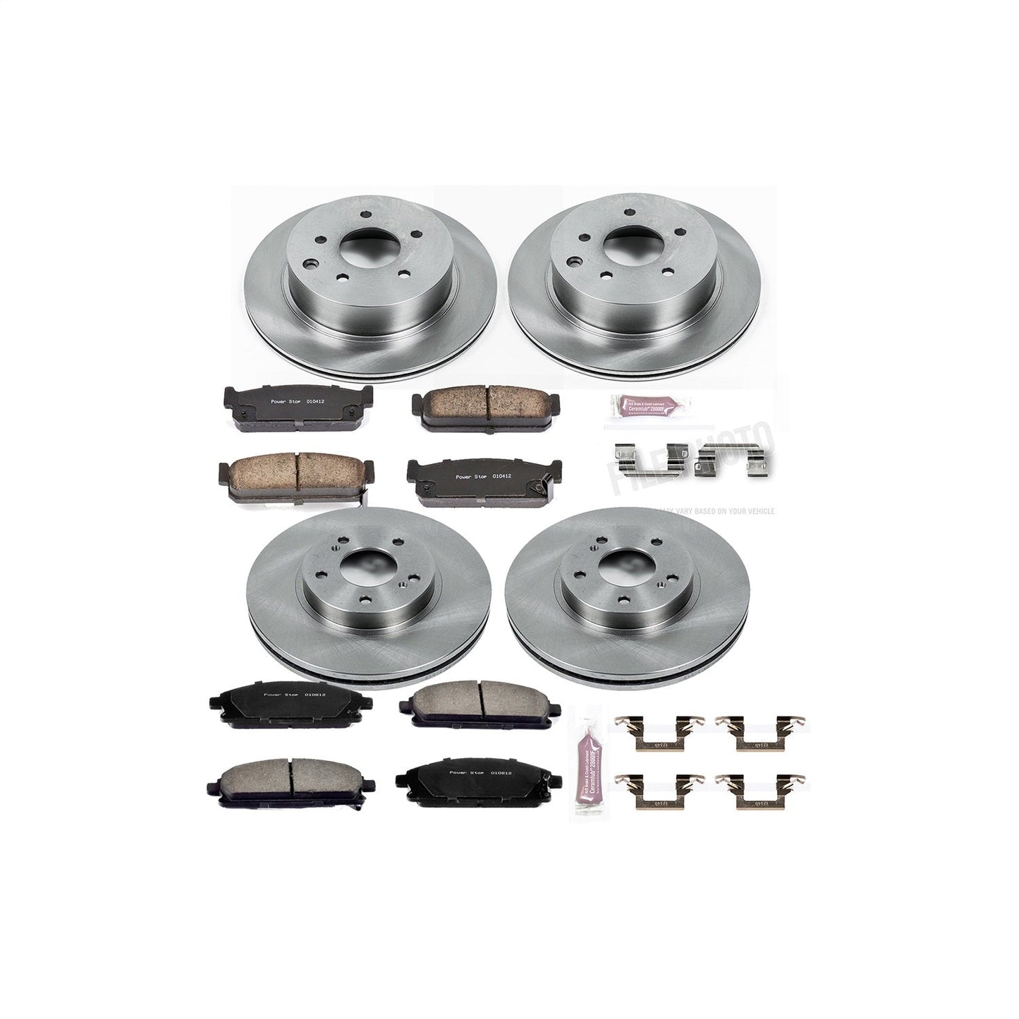 PowerStop 97-01 Infiniti Q45 Front & Rear Autospecialty Brake Kit (KOE1180)